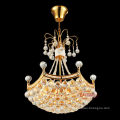 Home Decor Energy Saving Light Source and Gold Color Modern Ceiling k9 crystal chandelier
